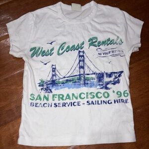White San Francisco Graphic T-Shirt